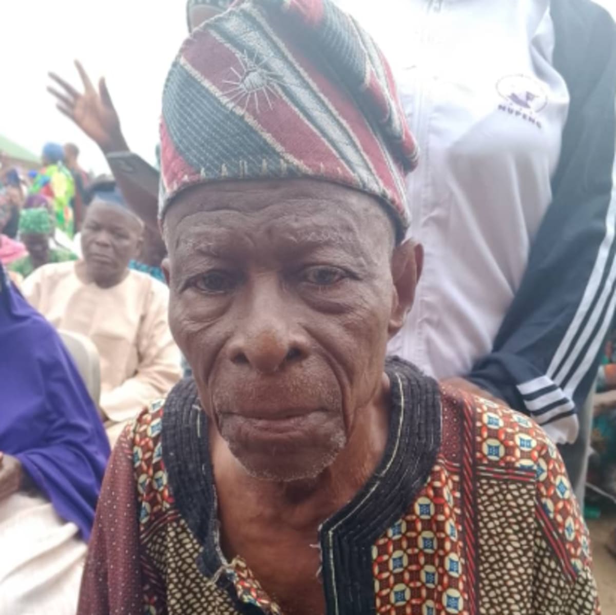Elderly Nigerian voters at polling station during Osun State gubernatorial election