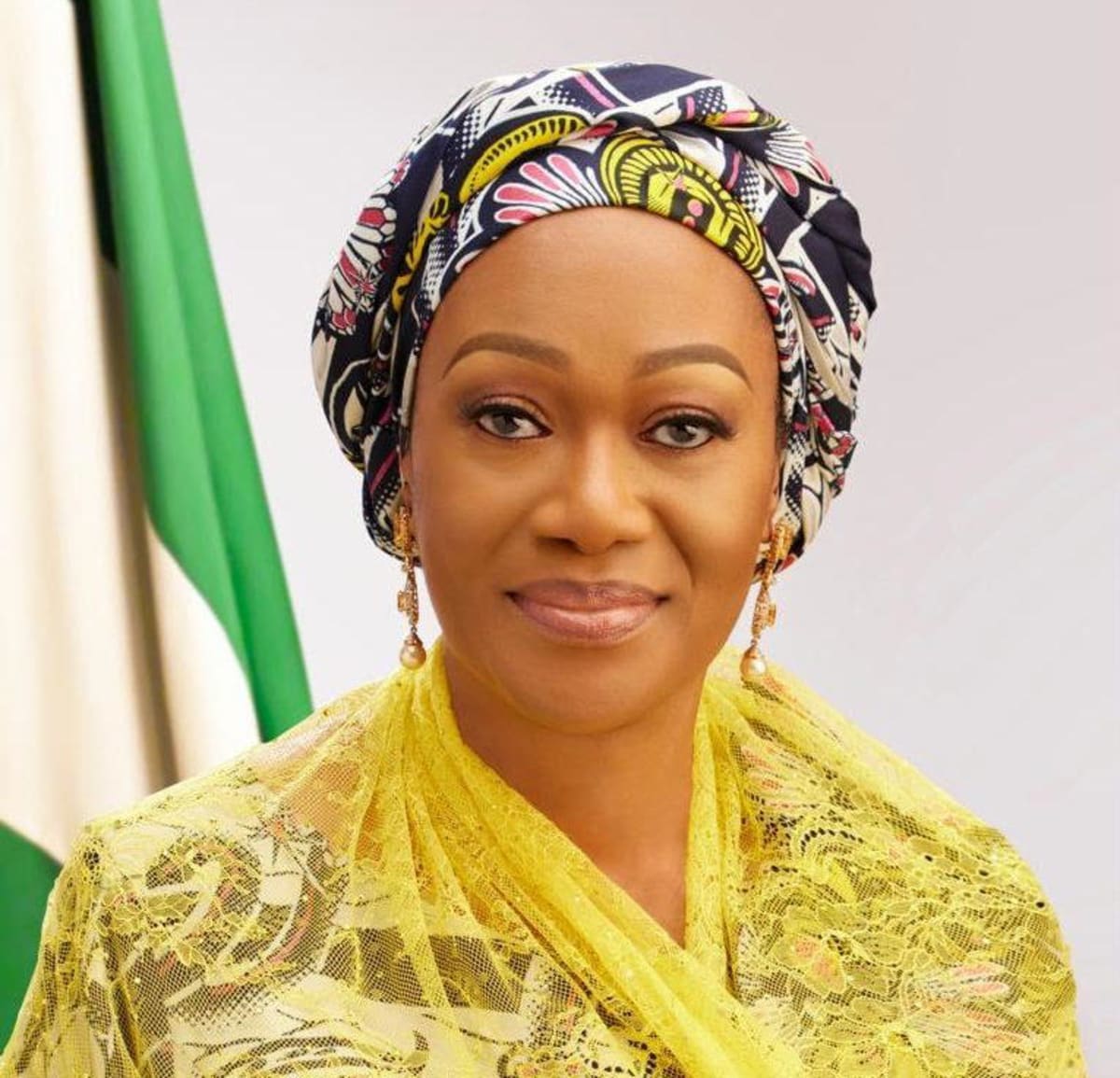 Nigeria's First Lady Senator Oluremi Tinubu speaking about charity and community support programs