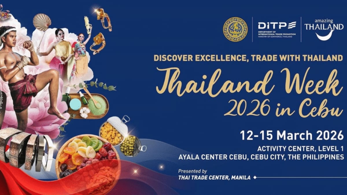 Thailand Week 2026 Brings Trade Fair to Cebu This March
