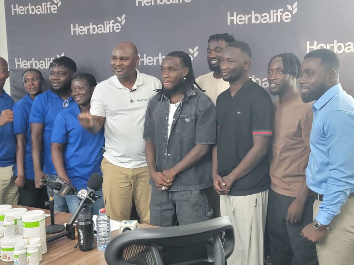 LA Galaxy Star Brings Nutrition Partnership to Ghana Academy