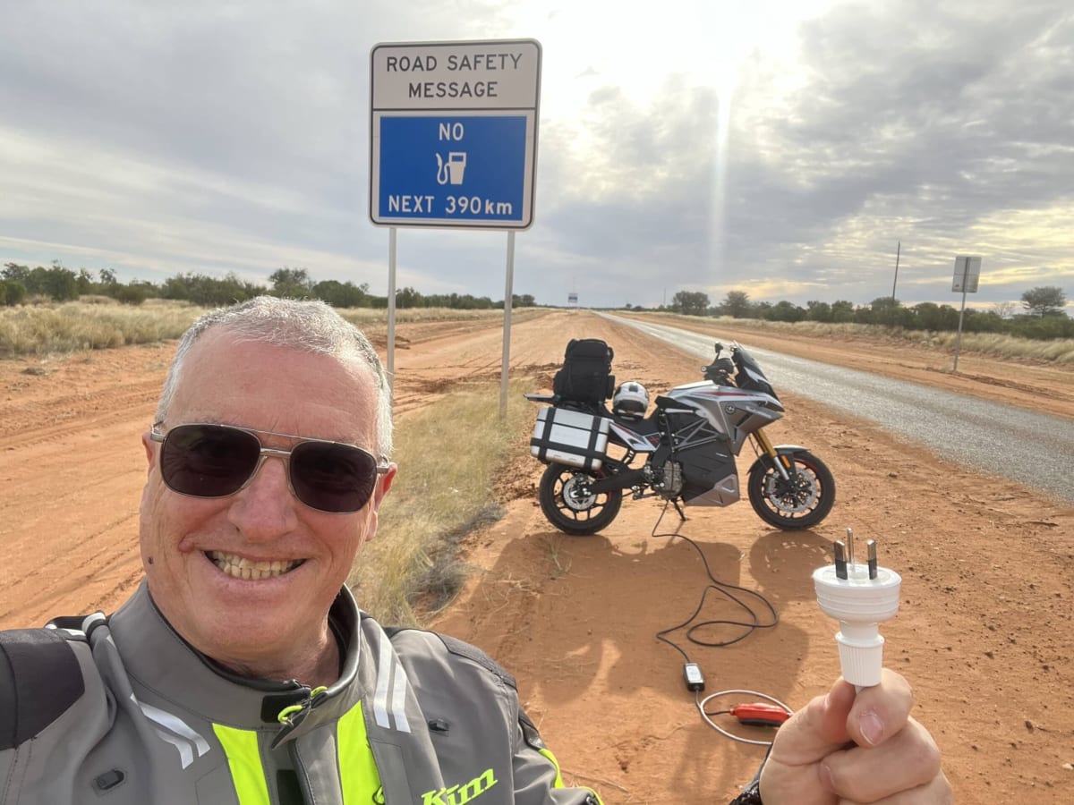 Retiree to Circle Australia on Electric Bike Amid Fuel Crisis