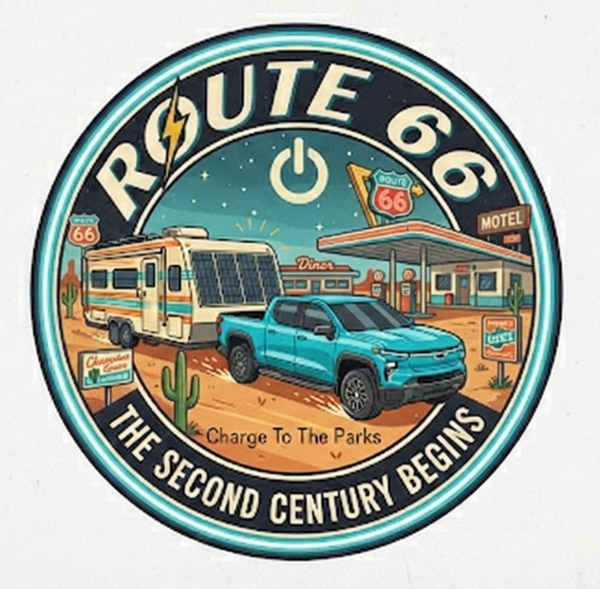 Family Drives 9,000 Miles in Electric Truck Towing Camper - Image 3