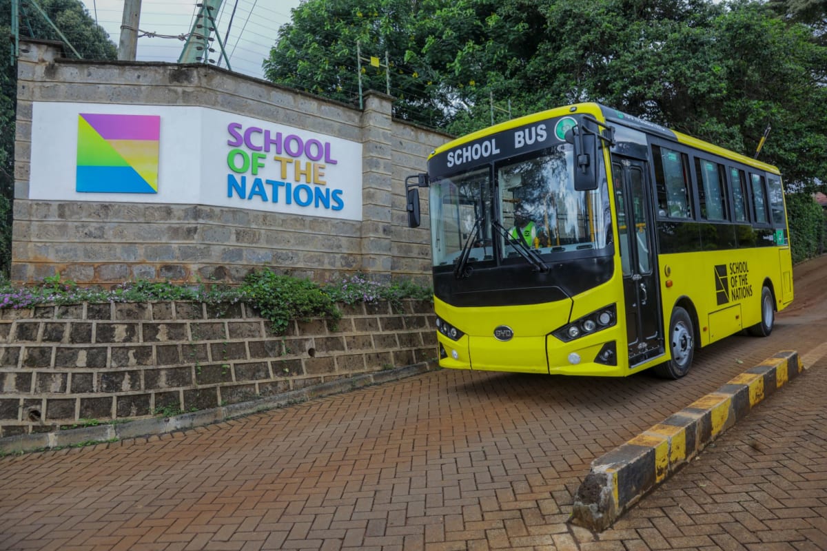 Kenya School Switches Entire Bus Fleet to Electric