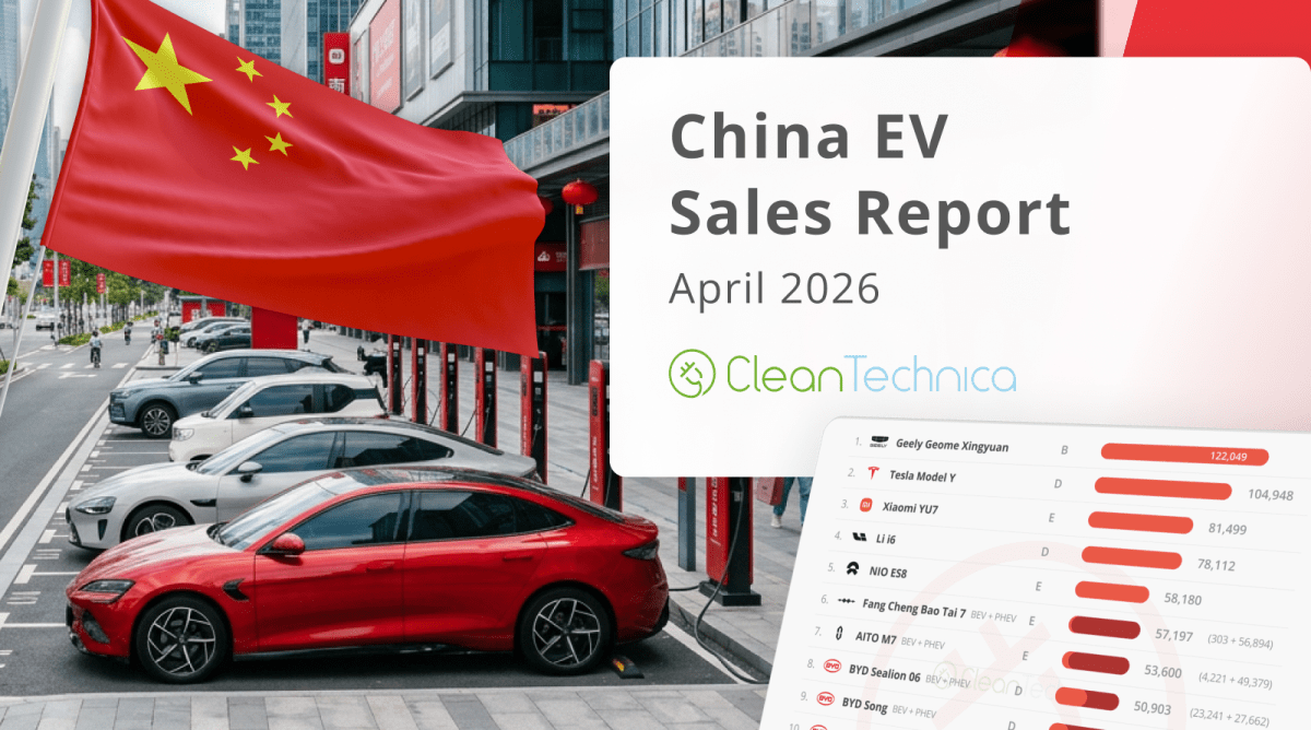 China's Electric Cars Hit 61% Market Share in April