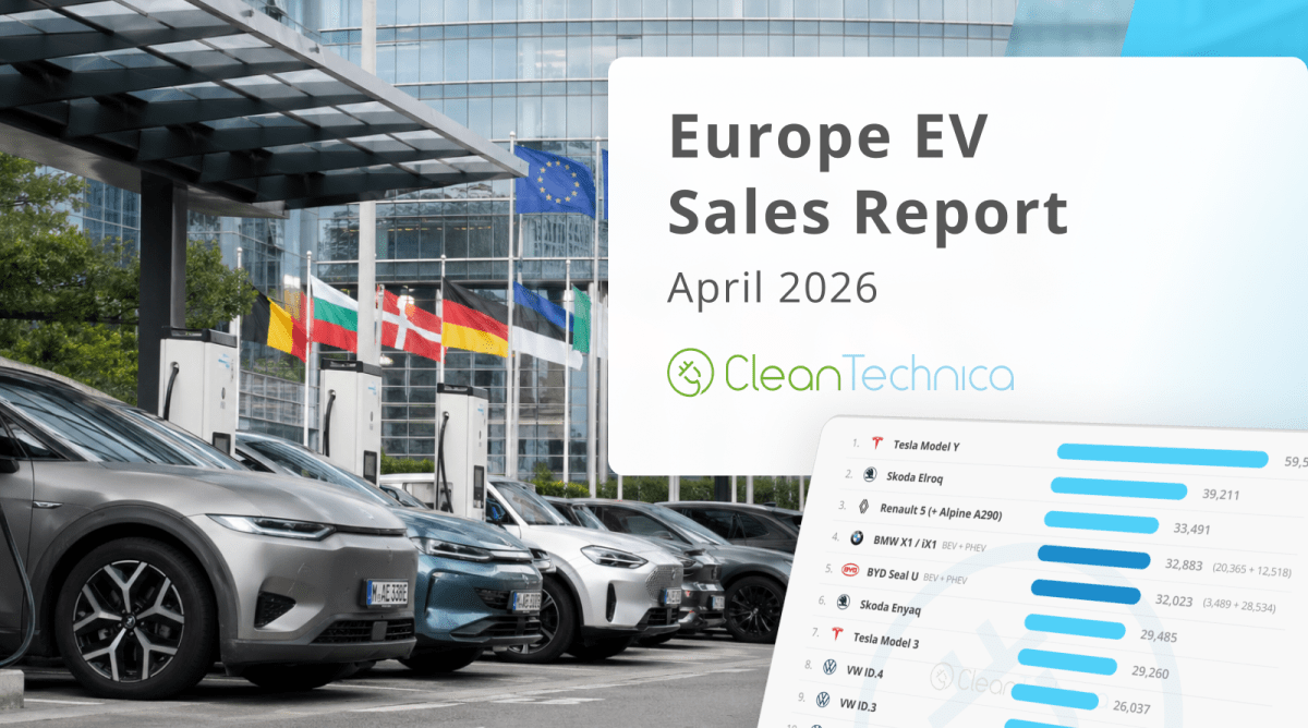 Electric Cars Hit 23% of Europe's Market in April