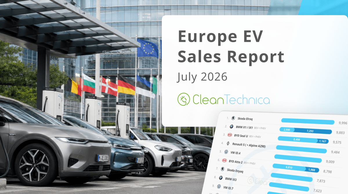 Europe's Electric Cars Hit 26% Market Share in July