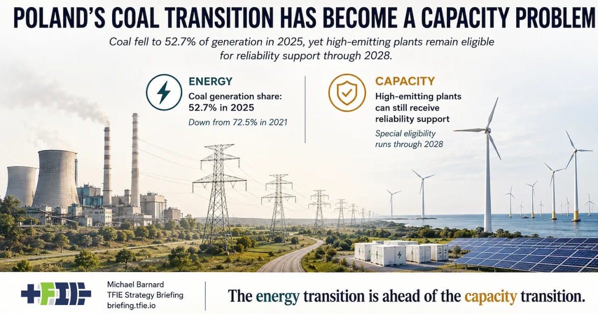 Poland Cuts Coal Power 20% in Just 4 Years