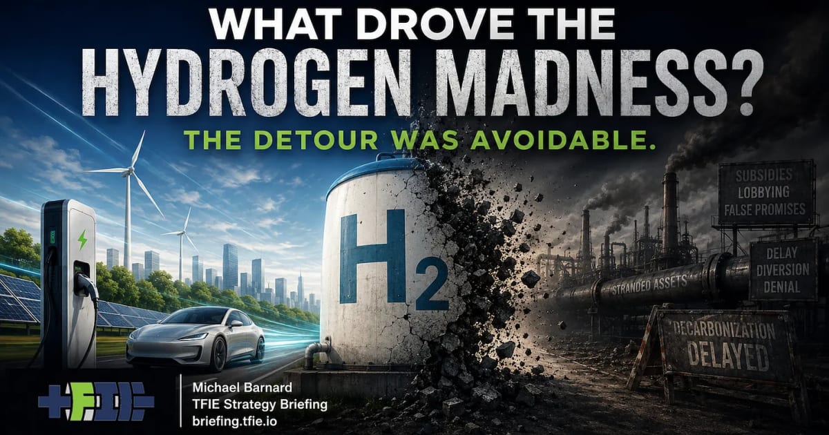 Why Clean Energy Is Winning Over Hydrogen Hype