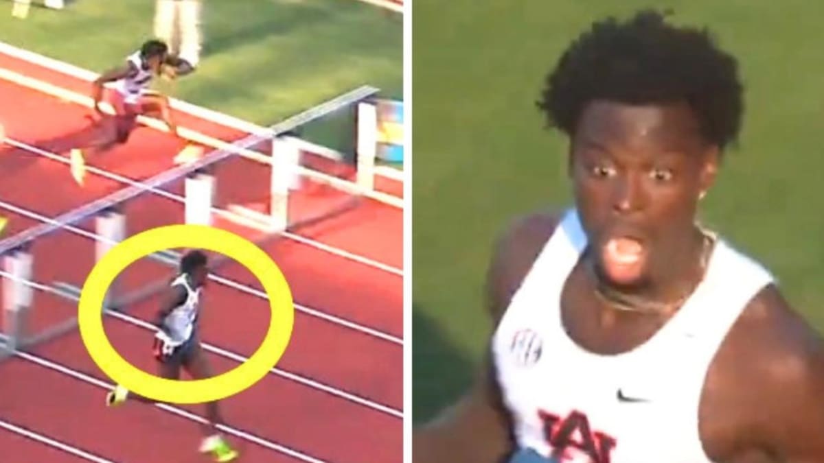 College Runner Ja'Kobe Tharp Breaks 50-Year Hurdles Record