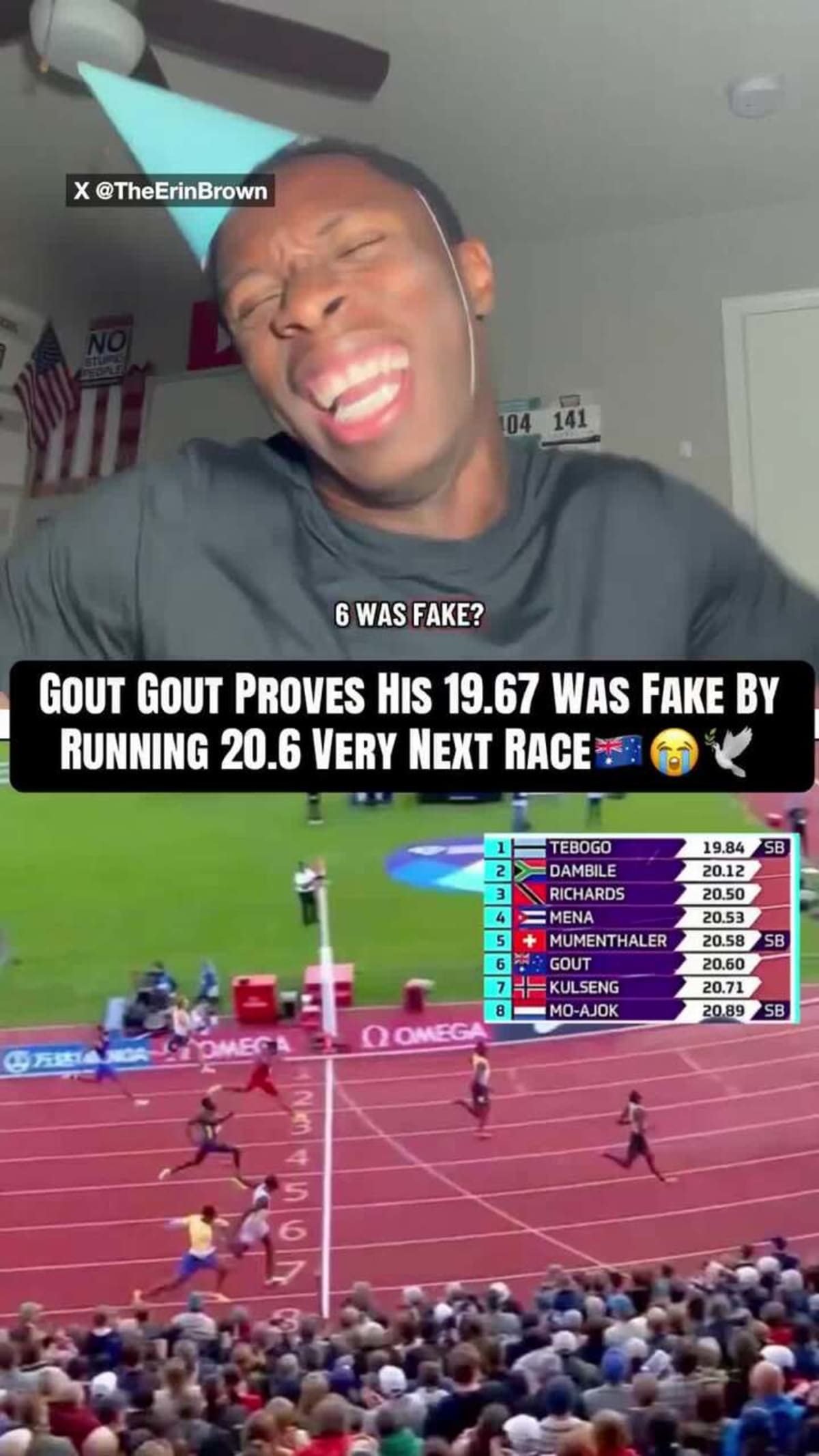 College Runner Ja'Kobe Tharp Breaks 50-Year Hurdles Record - Image 4