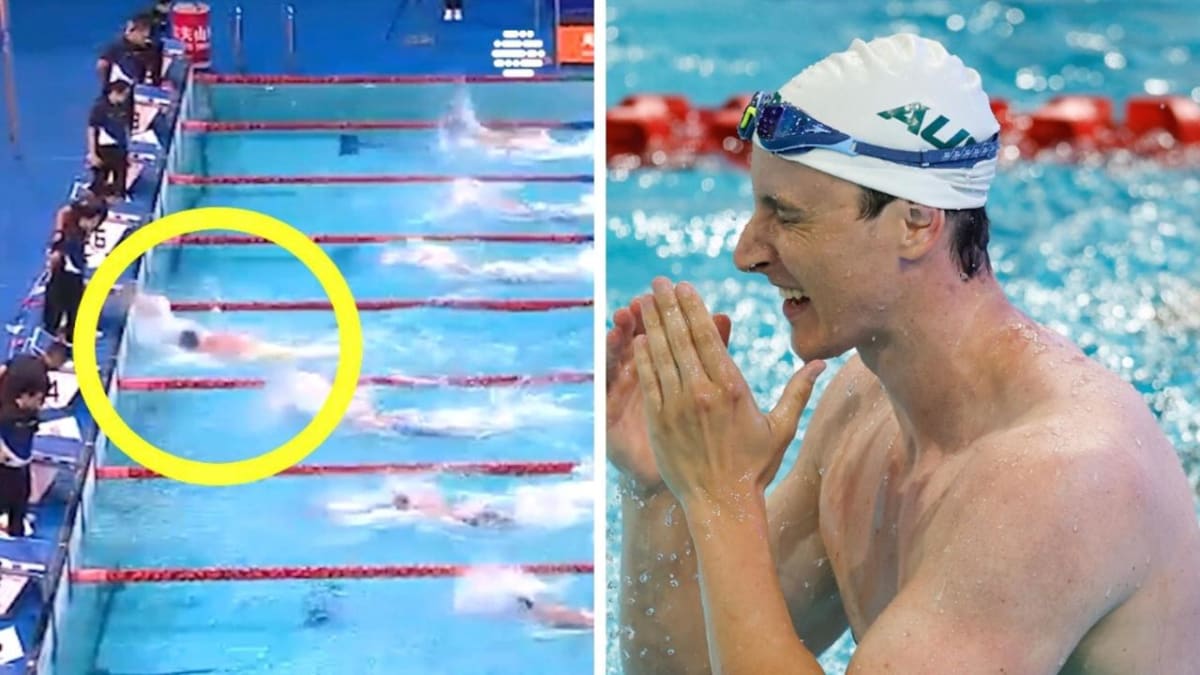 Aussie Swimmer Breaks 17-Year-Old World Record in 50m Free