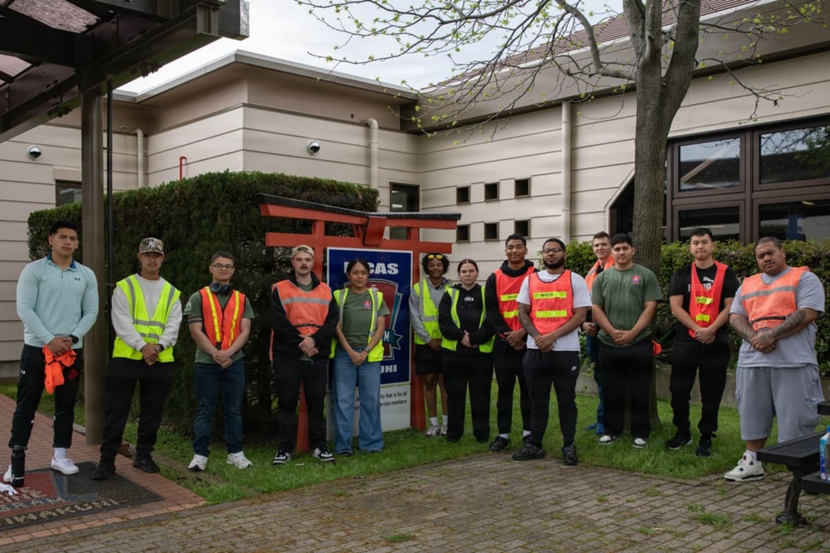 Marines Clean Japan Base Monthly, Build Local Bonds