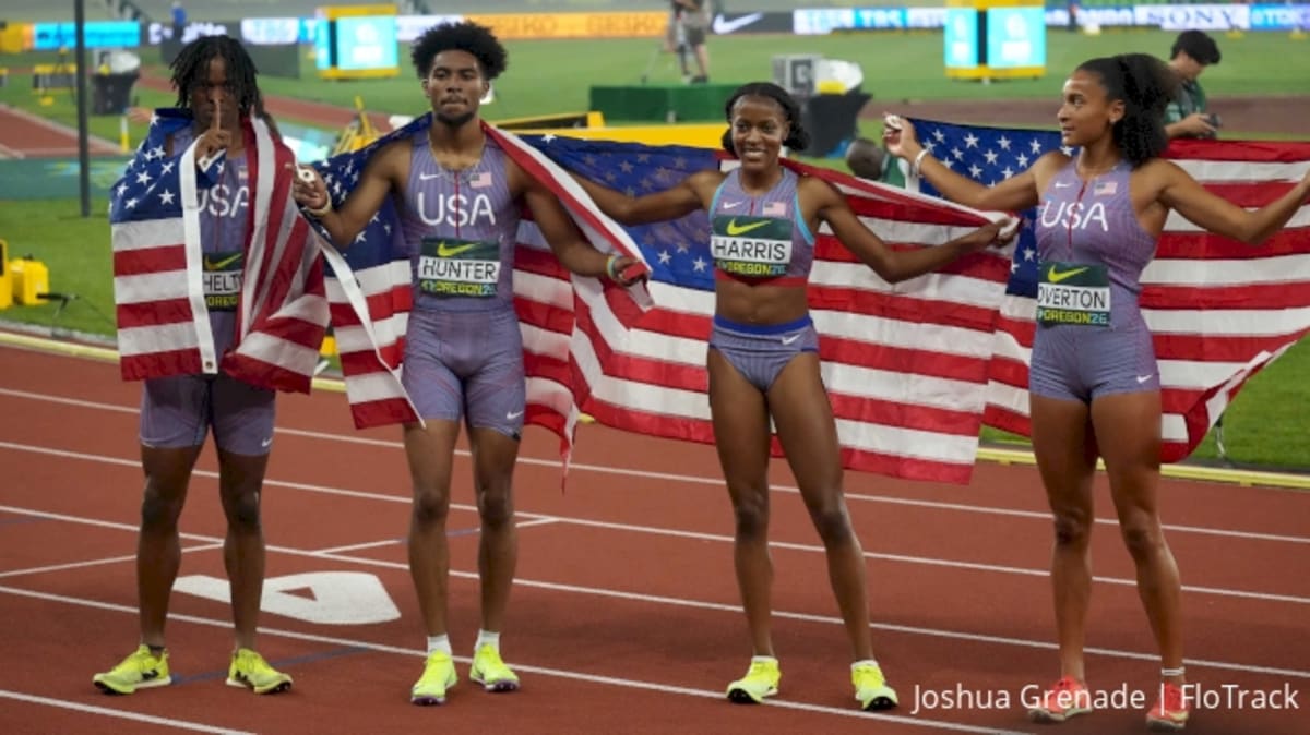 Team USA Smashes World Record in Mixed 4x400m Relay
