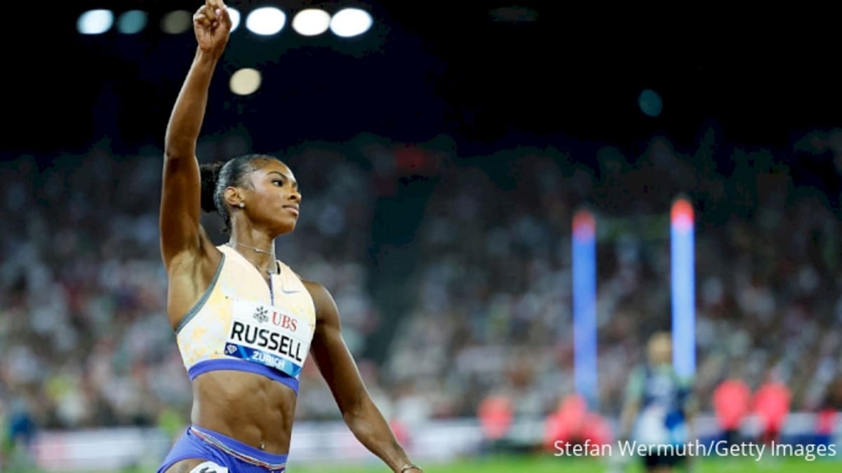 Olympic Champ Masai Russell Breaks 100m Hurdles Record