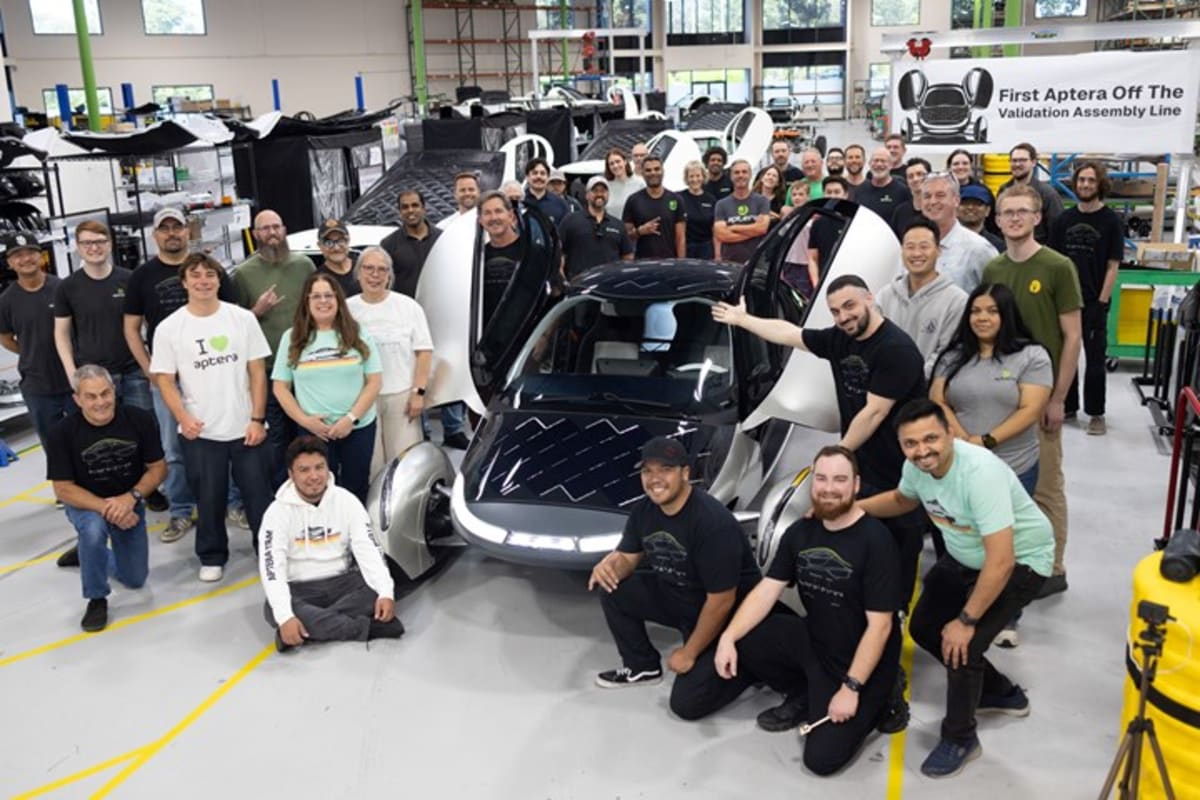 Aptera Rolls Out First Solar-Powered Car From Assembly Line - Image 2