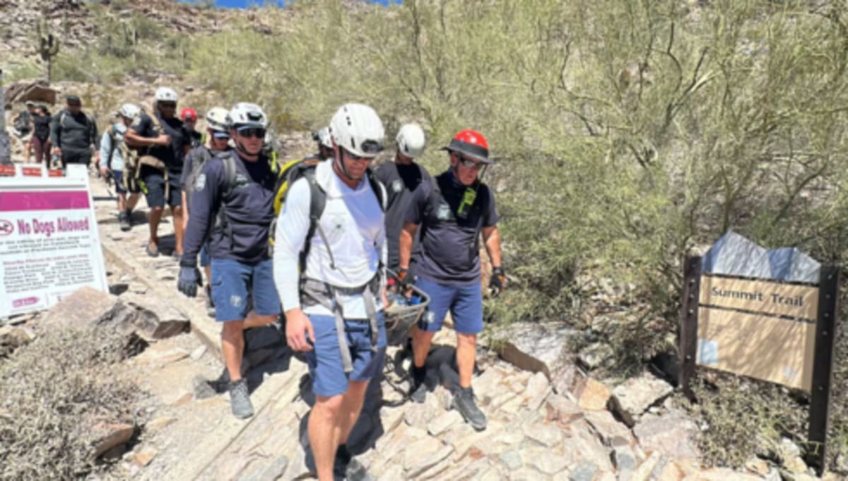 Phoenix Firefighters Rescue 4 Hikers in One Busy Saturday