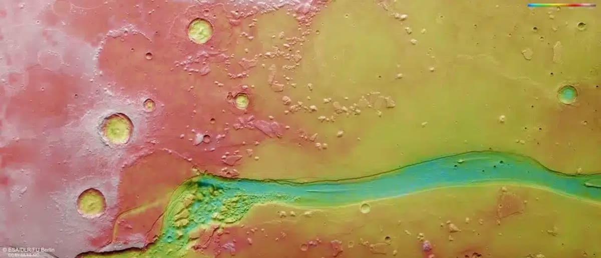 Mars Express Reveals 3.5-Billion-Year-Old Ancient River - Image 4