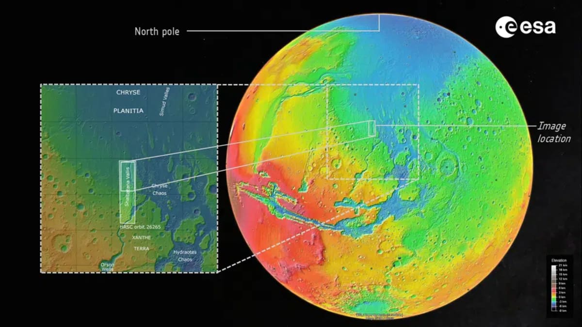 Mars Express Reveals 3.5-Billion-Year-Old Ancient River - Image 5