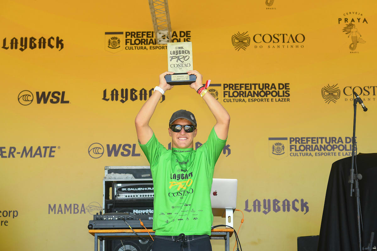 17-Year-Old Argentine Surfer Wins First Pro Title in Brazil
