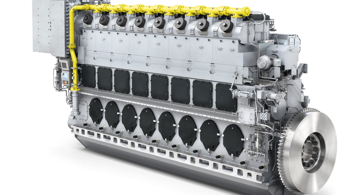 Large passenger ferry sailing on Baltic Sea powered by bioLNG fuel from agricultural waste