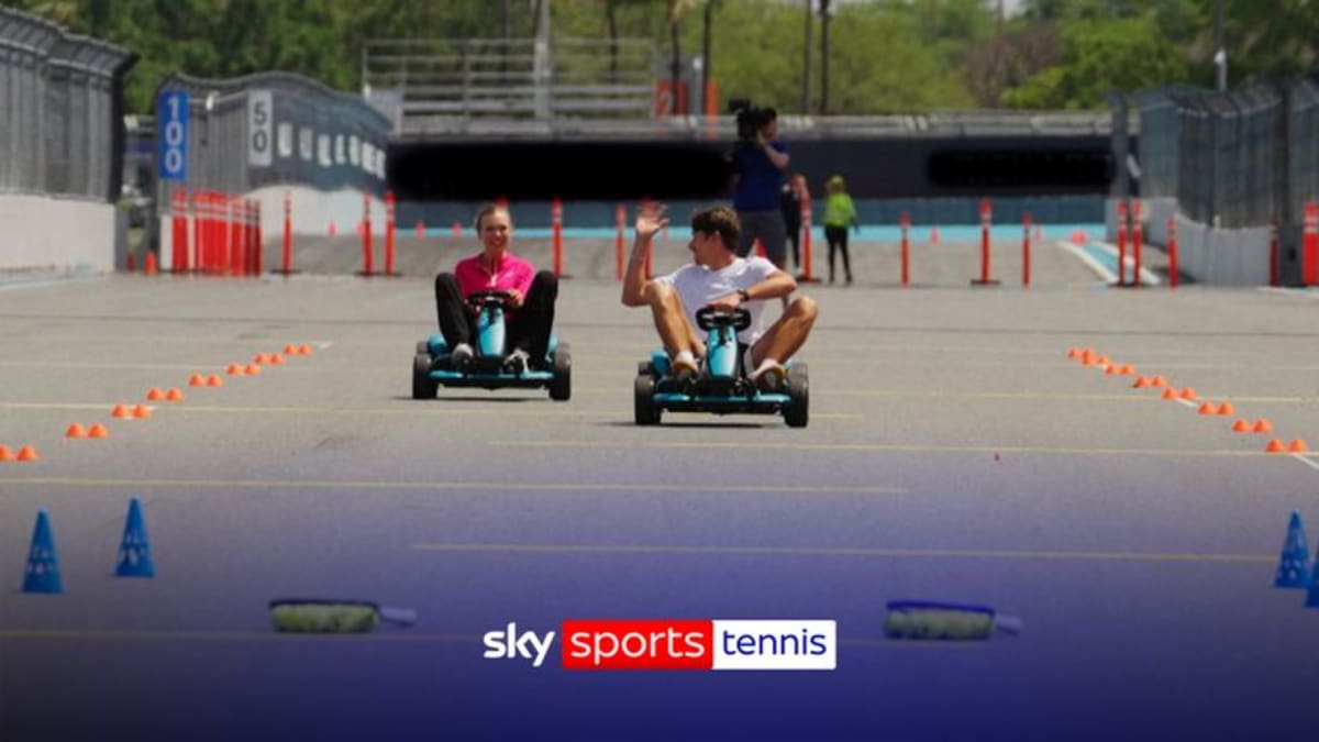 Tennis Stars Race at Miami F1 Track Over Laundry Duty - Image 2