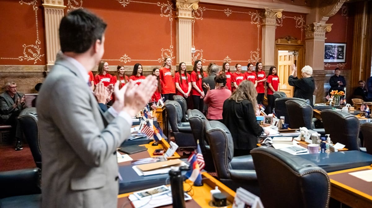 Volleyball Champs With 3.8 GPA Honored at State Capitol - Image 2
