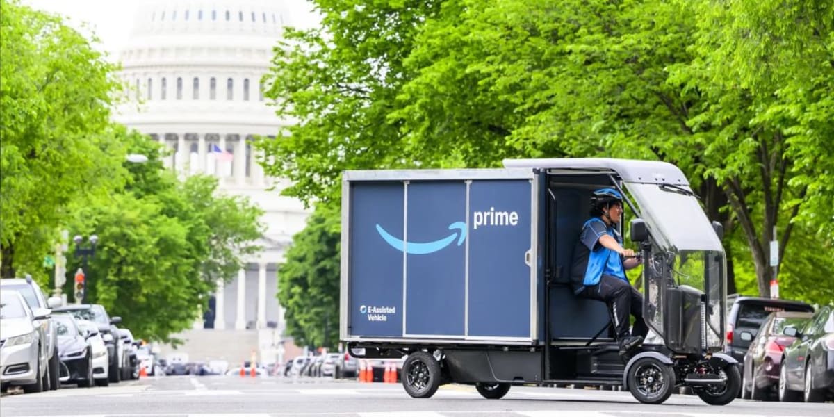 Amazon Tests E-Cargo Bikes for DC Deliveries - Image 3
