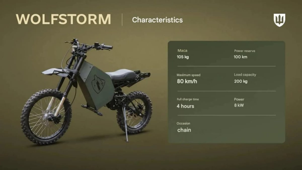 Ukraine Adopts Silent Electric Motorcycle for Military Use - Image 3