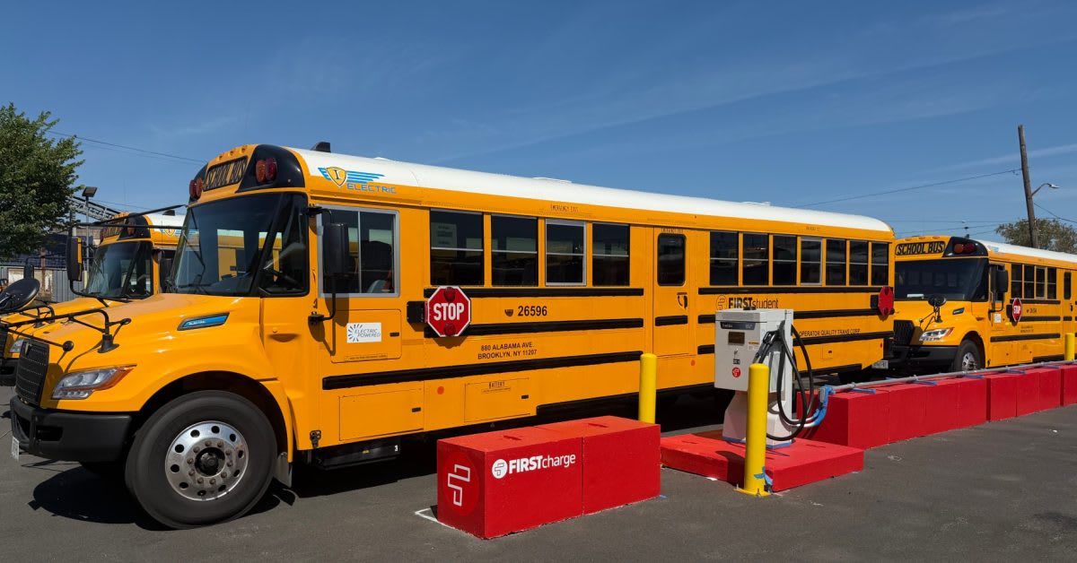NYC's 40 Electric School Buses Cut Costs by 20%