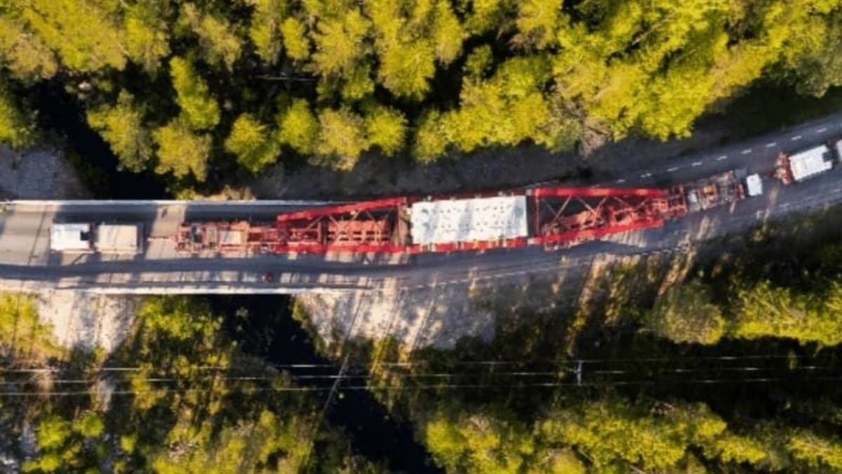 Sweden Moves 390-Ton Transformer 167 Miles for Wind Power