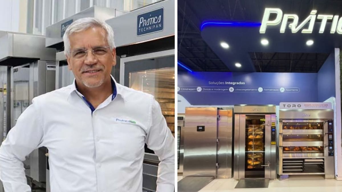 ** Modern industrial bakery oven with energy-efficient technology in professional kitchen setting
