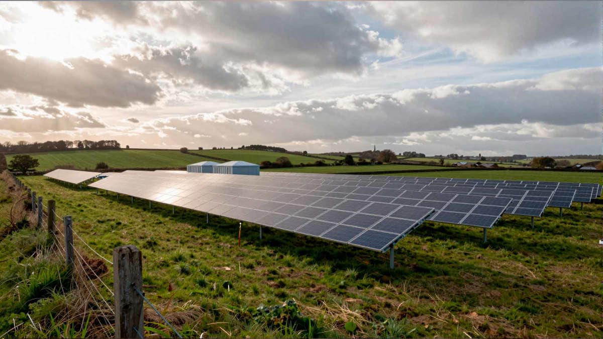 Farm Grows Food AND Solar Energy in UK First