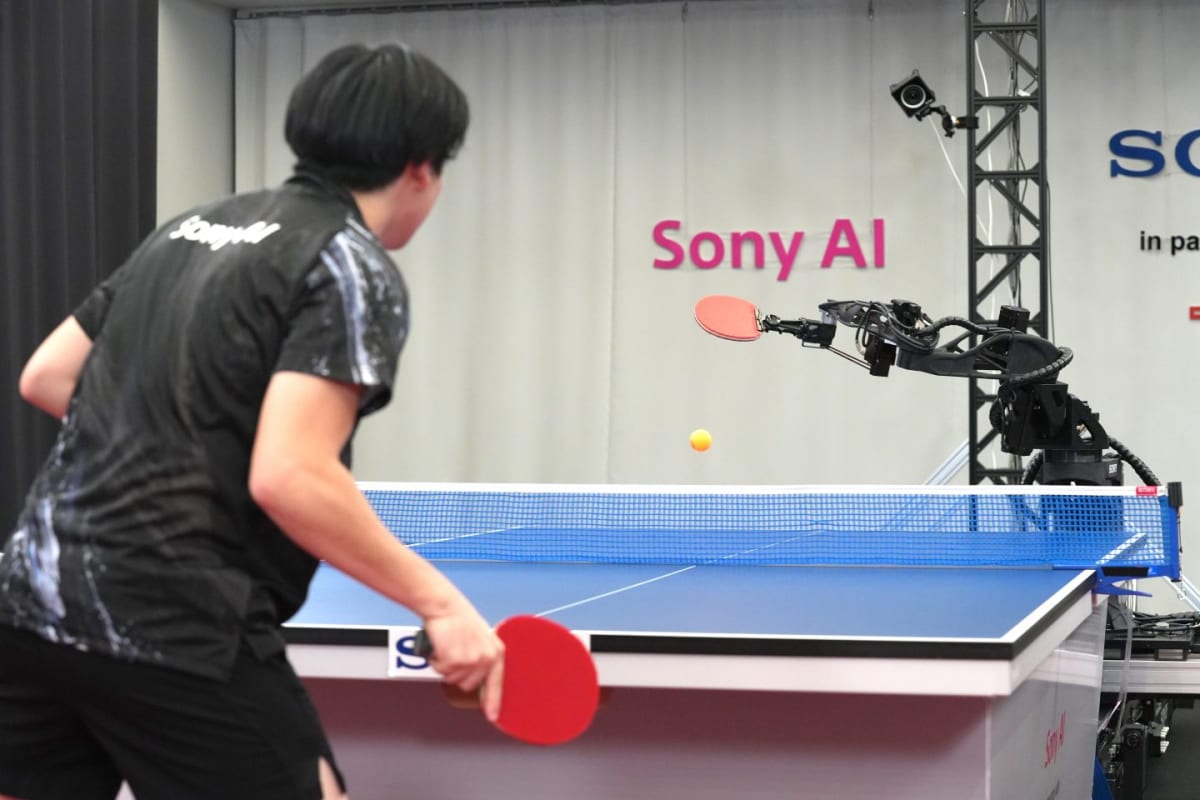 Sony's Ping Pong Robot Beats Pro Players in AI Milestone - Image 2