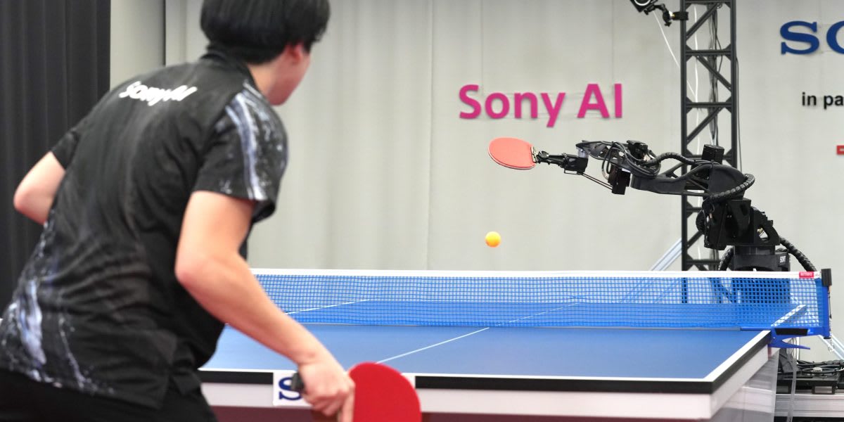 Sony's Ping Pong Robot Beats Pro Players in AI Milestone