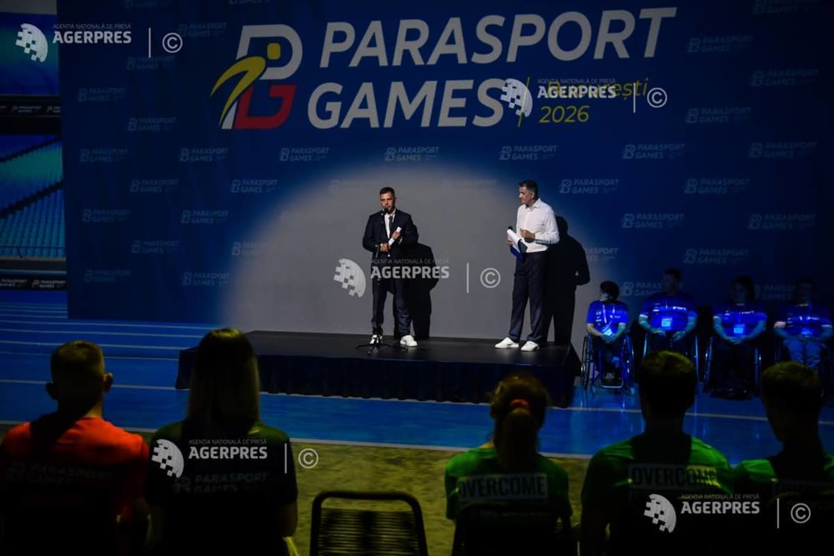 Paralympic athletes competing at the inaugural Parasport Romania Games in Bucharest
