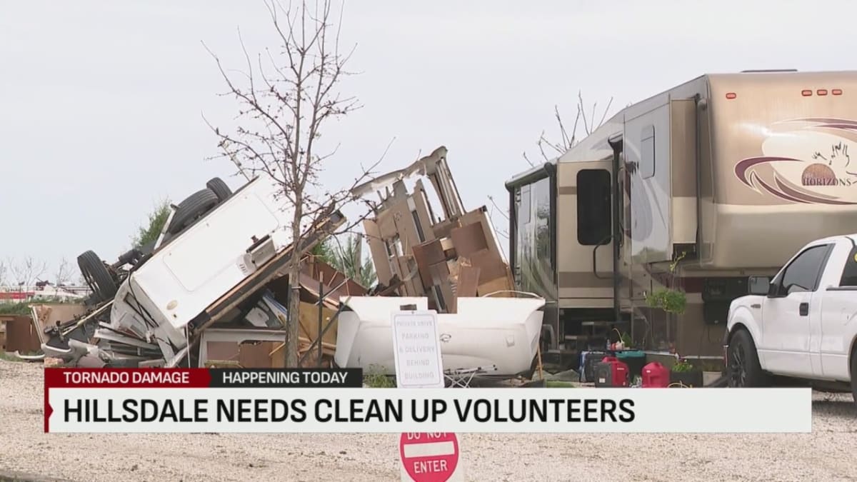 Hillsdale Tornado: Volunteers Rally After 115 MPH Winds