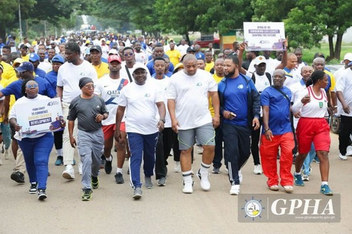Ghana's Port Authority Celebrates 40 Years with Unity Walk