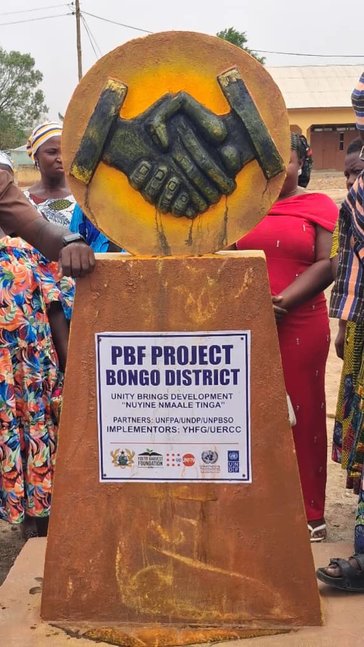 Ghana Border Communities Build Peace Monument Near Burkina Faso