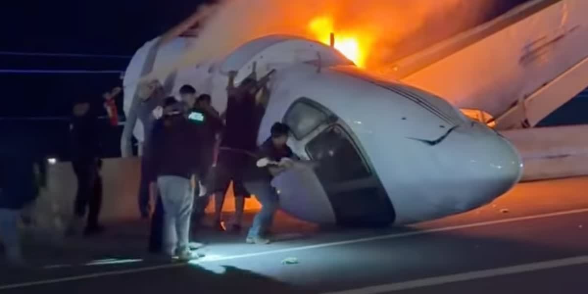 Good Samaritan Ivan Franco who helped rescue passengers from Laredo plane crash
