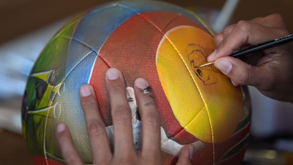 Artist Turns Soccer Balls Into World Cup Masterpieces - Image 2