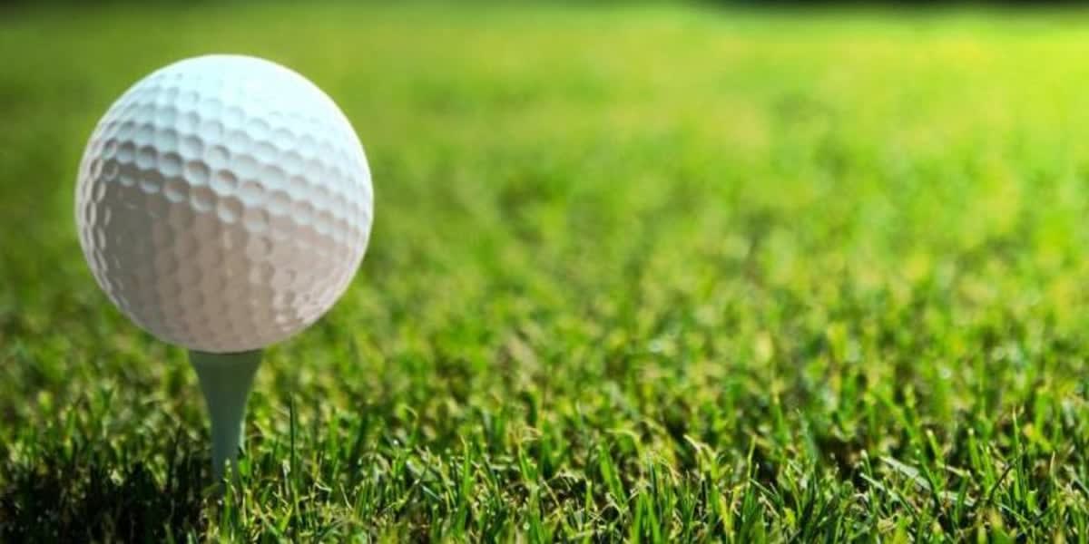 Golfer Coltrane Mittag celebrating his record-tying victory at Nebraska Amateur Championship