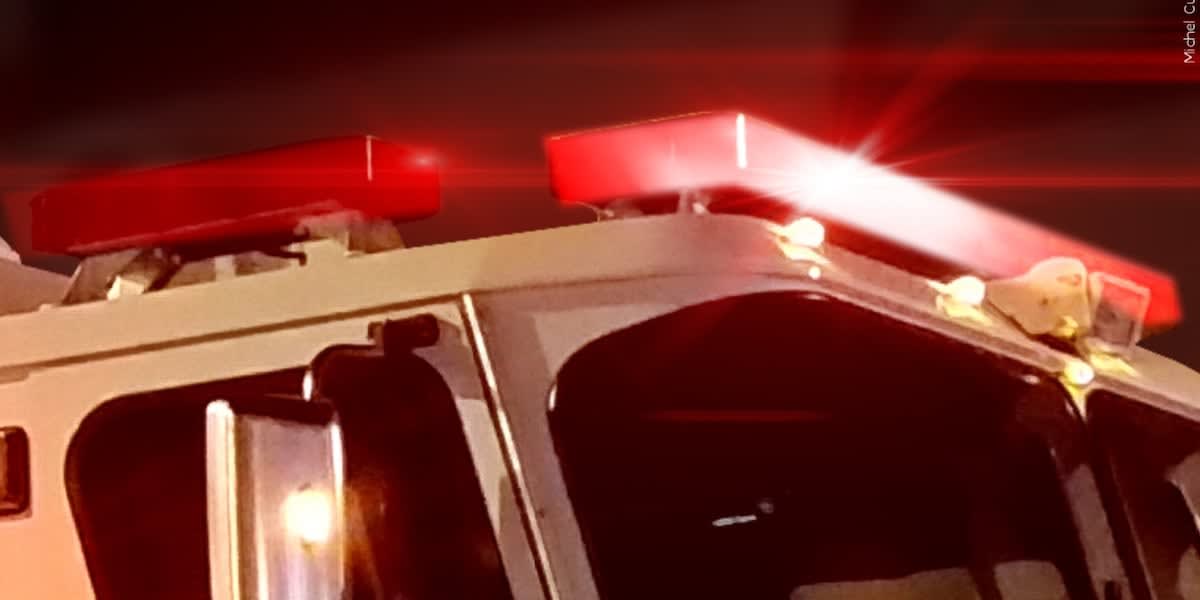 First responders at railroad crossing where heroic rescue saved two teenagers from burning vehicle