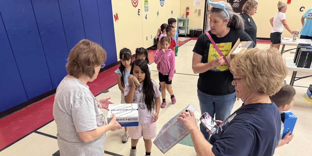 Wichita Foundation Gives 2,500 Kids New Shoes This Year