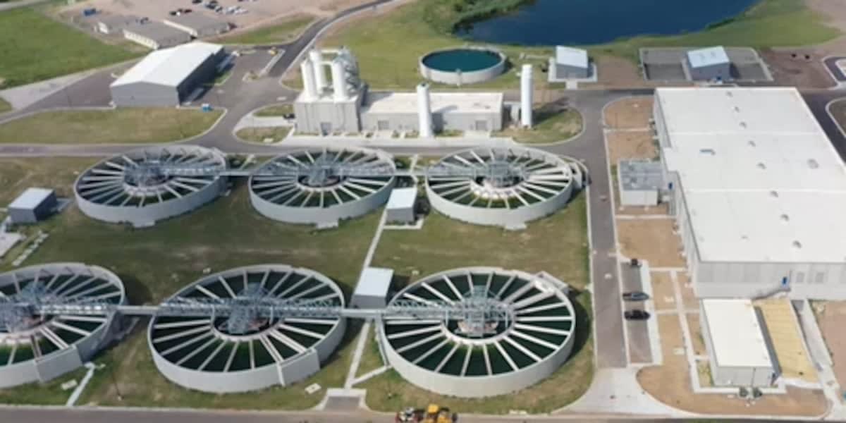 Modern water treatment facility with clean water flowing through testing pipelines in Wichita, Kansas