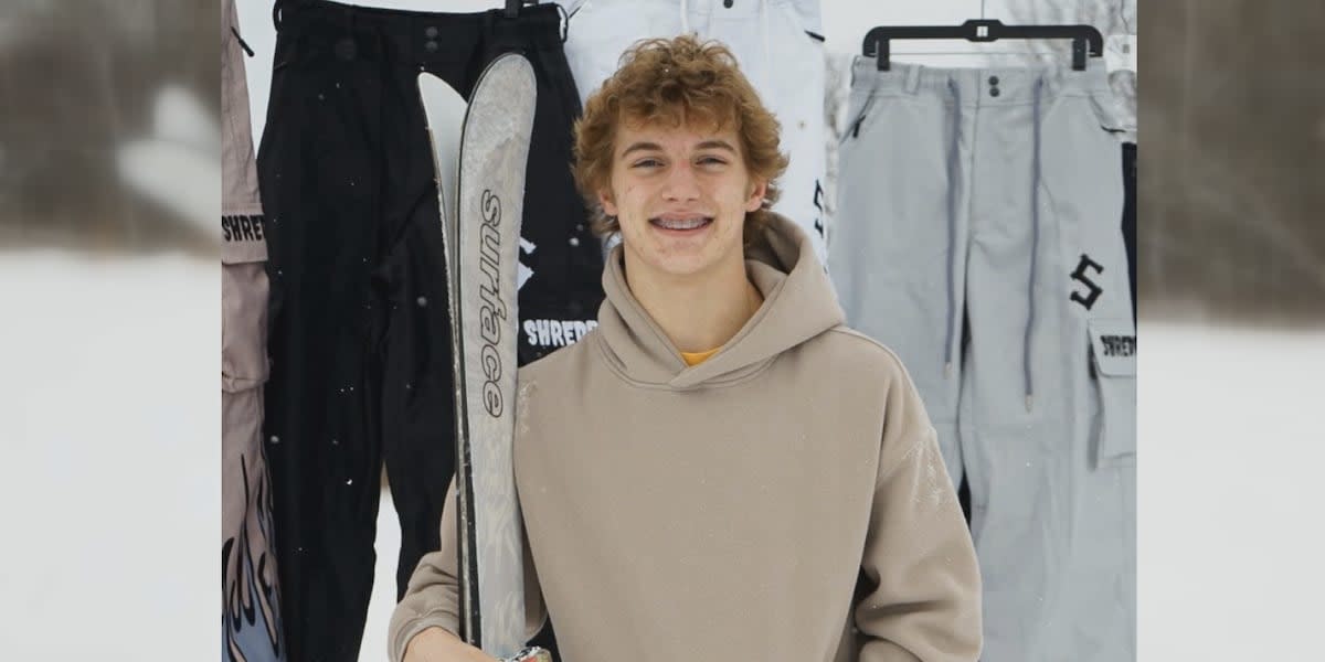 Teen Wins $5K with Flame-Print Ski Pants Business