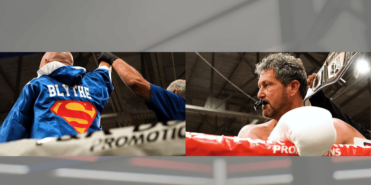Police Chief Terry Scott Jr. celebrating with crowd after historic boxing victory at age 60
