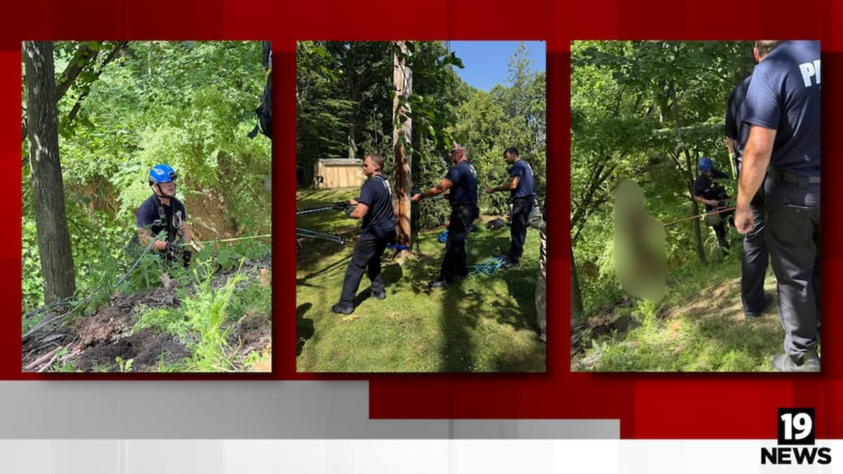 Parma Firefighters Rescue Man From Steep Ravine Unharmed - Image 2