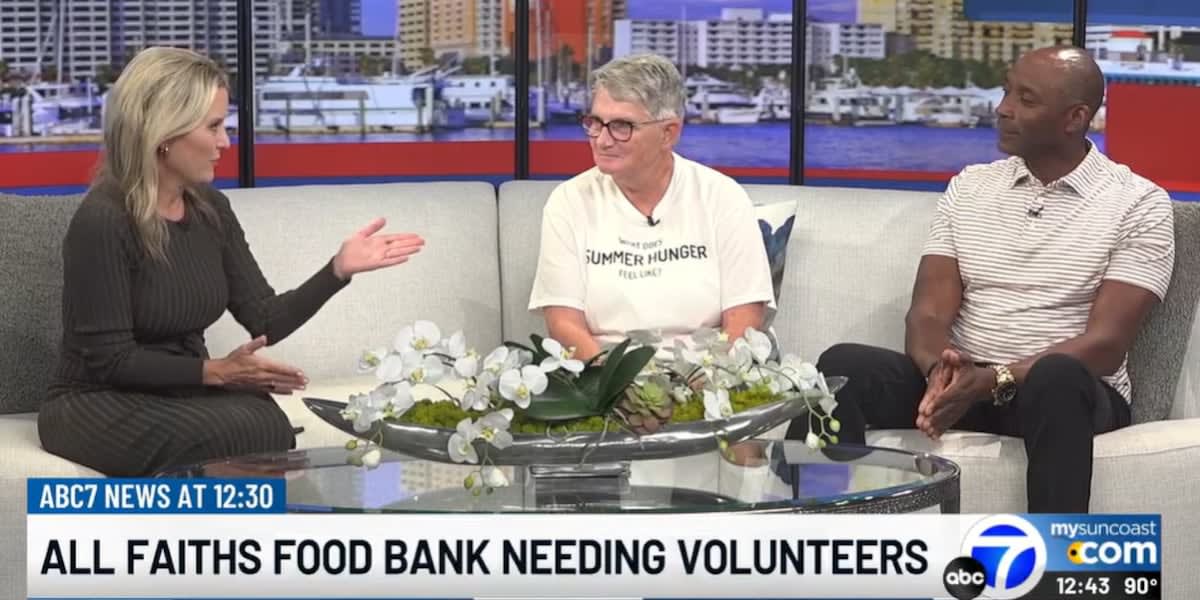 Florida Food Bank Needs 800 Summer Volunteers Now