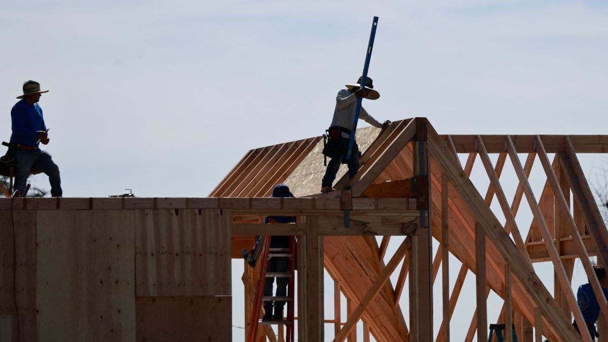 New affordable housing construction in community recovering from natural disaster