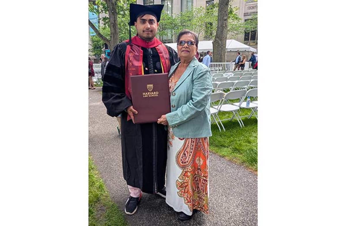Harvard Law Grad Wears Guyana Flag Across Graduation Stage